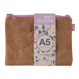Bolsa Zipper Bag Kraft Collection Tamaño A5