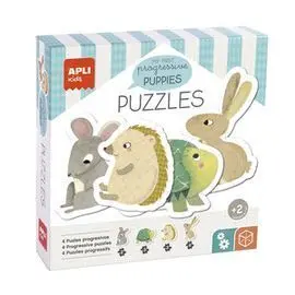 Puzzle Infantil Mis Primeros Cachorros 12 Piezas