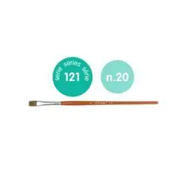 Pincel Escolar Plano Serie 121 Nº 20