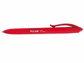 Boligrafo Milan P1 Touch Rojo
