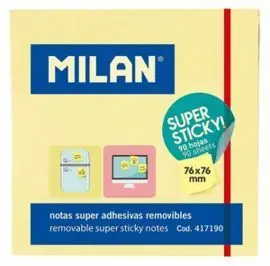 Pack Notes Adhesives Removibles 76X76Mm 417190