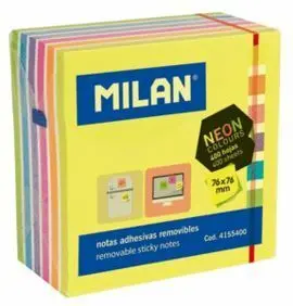Cubo Notas Adhesivas Neon Colours 76X76 4155400