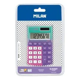 Calculadora Milan 8 Digitos Pocket Sunset Lila - R