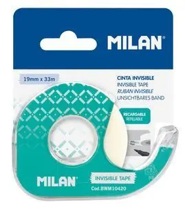 Cinta Adhesiva Milan Invisible 19 mm X 33 M Bliste