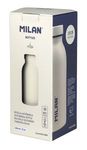 BOTELLA ISOTERMICA MILAN 1918 BEIGE 354ML