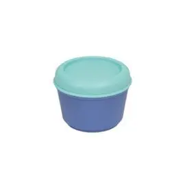 Recipiente Alimentos Hermetico Redondo 0,25L Azul-