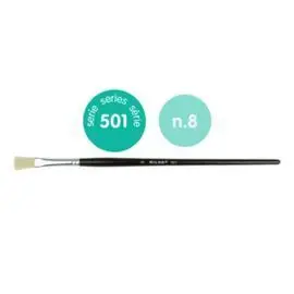 Pincel Pelo Cerda Plano Serie 501 Nº 8