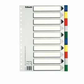 Separadores Folio Colores Elite - Juego/10 Multitaladro