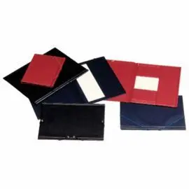 Carpeta Gomas Plastico Negro Esselte