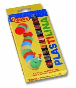 Plastilina Jovi. Blister 10 Unidades. 15 G. Colores Surtidos