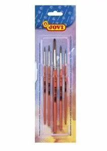 Pincel Jovi 8185 Pelo Poney Blister 5 Unidades
