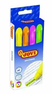 Marcador Cera Colores Surtidos Blister 4 Unid
