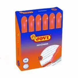 Marcador Cera Naranja Blister 12 Unid