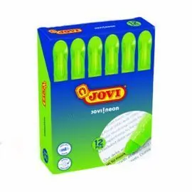 Marcador Cera Verde Blister 12 Unid
