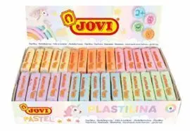 Plastilina Jovi 70 50 Grs Colores Pasteles