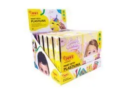 Expositor Sobremesa con 6 Kit para Pintar con Plas