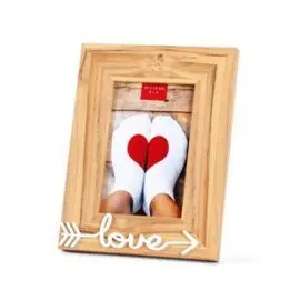 Marco Foto Madera Love Sobre Mesa 10X15