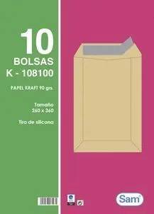 Bolsa Blanca 260X360 100Gr A108100 Tira Silicona P
