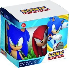 Taza Ceramica 325 Ml en Caja Regalo Sonic
