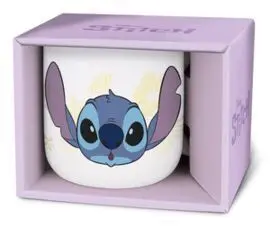 Taza Ceramica 400Ml Stitch Palms + Caja Regalo You