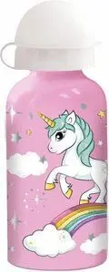 Botella Aluminio 400 Ml Unicorn Rainbow