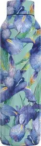 Botella Termo Acero Inoxidable 630 Ml Azul Flores