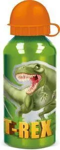 Botella Aluminio Pequeña 400 Ml. Dinosaur