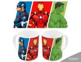 Taza Ceramica 325 Ml Avengers Group Collage Rod