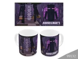 Taza Ceramica 325 Ml Minecraft Design Enderman Rod