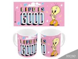 Taza Ceramica 325 Ml Looney Tunes Life Is Good Rod