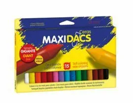 Cera Maxidacs 15 Colores Surtidos