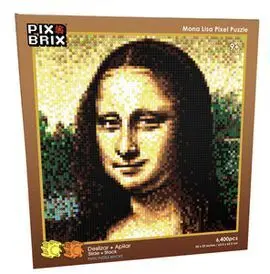 Pix Brix Pixel Art Mosaico Mona Lisa 6400 Piezas