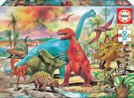 Puzzle 100 Piezas Dinosaurios