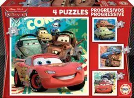 Puzzle Progresivos Cars 2 12-16-20-25