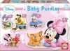 MINNIE BABY PUZZLES.(5 PUZZLES/3,4,5 PZAS)