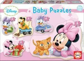 Minnie Baby Puzzles. (5 Puzzles/3,4,5 Pzas)