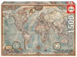 Mundo, Mapa Politico. (Puzzle 1500)