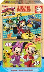 Puzzle 2X50 Piezas Mickey And The Roadster Racers