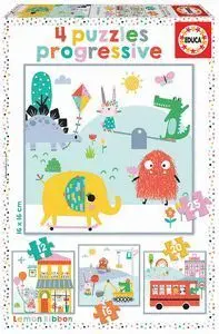 Puzzle Progresivos 12-16-20-25 Lemon Ribbon