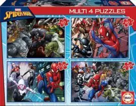 Puzzle 4 Multi 50-80-100-150 Ultimate Spider-Man