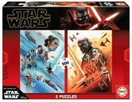 Puzzle 2X500 Piezas Star Wars Episodio Ix