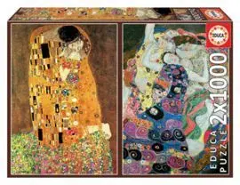 Puzzle Educa 2X1000 Pzs el Beso + la Virgen, Gusta