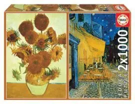 Puzzle Educa 2X1000 Pzs los Girasoles + Terraza de