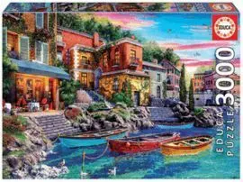 Puzzle Educa 3000 Piezas Puesta de Sol en Como