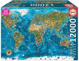 Puzzle Educa 12000 Piezas Maravillas del Mundo