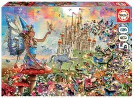 Puzzle Educa 500 Piezas Hadas y Mariposas