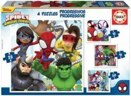 Puzzles Progresivos Spidey His Amazing Friends 1