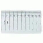 Regla Cristal Safta 50Cm
