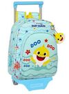 MOCHILA MOD. 185 CON CARRO 705 BABY SHARK BEACH DA