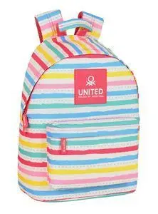 Mochila para Portatil 14,1 Benetton Rayitas